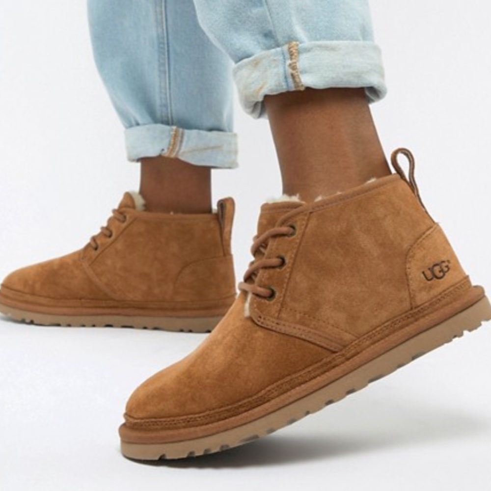UGG Neumel Chestnut Lace Up Ankle Boots
